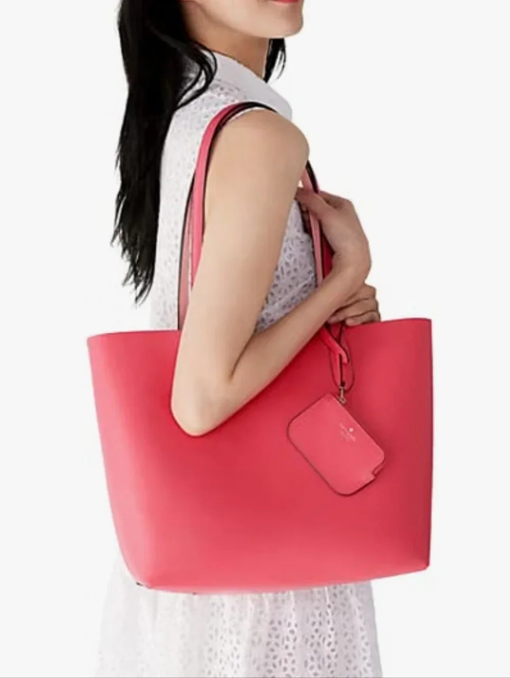 Kate Spade Ava reversible Tote In PINK